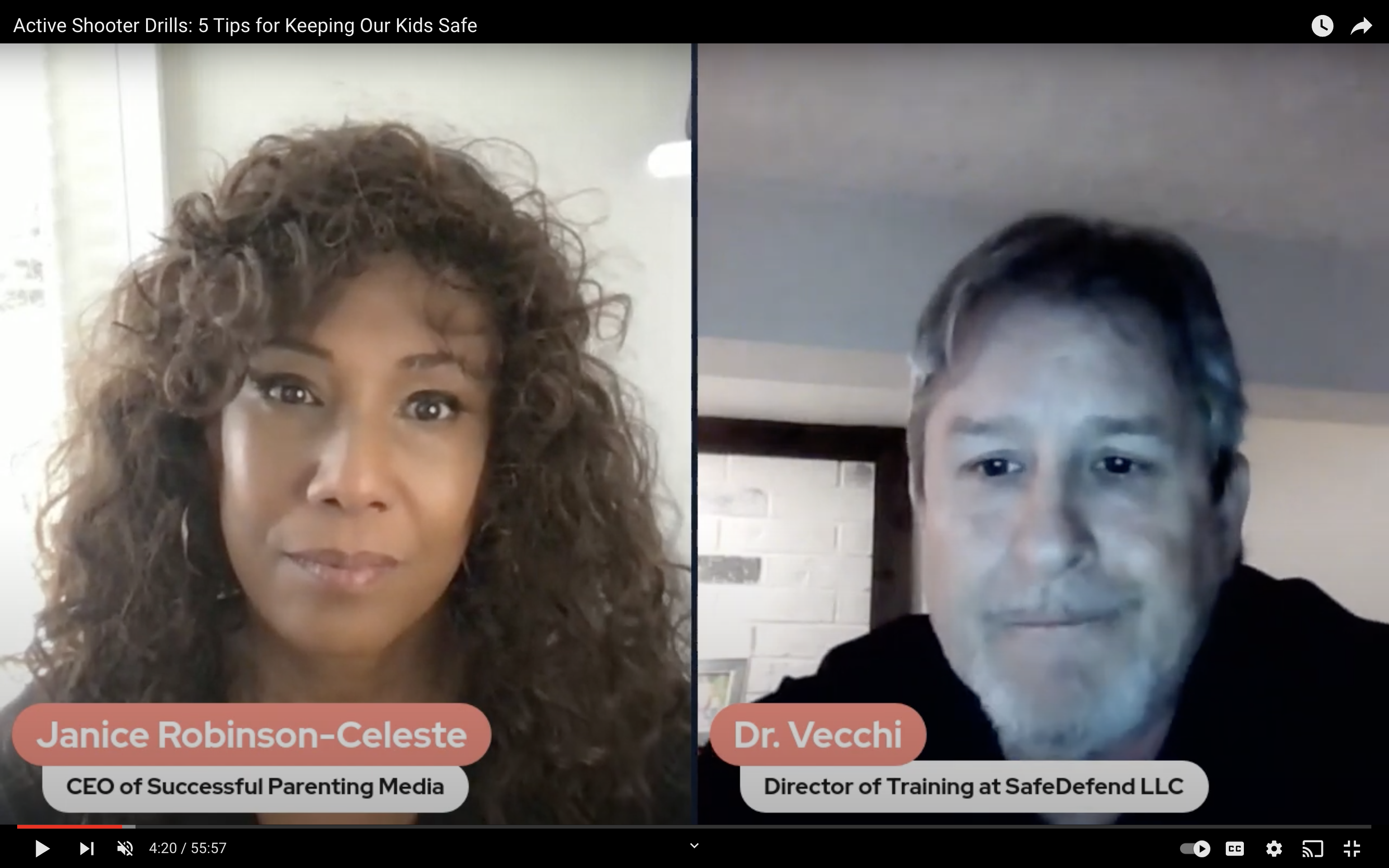 Active shooters discussion on backtalk by successful black parenting